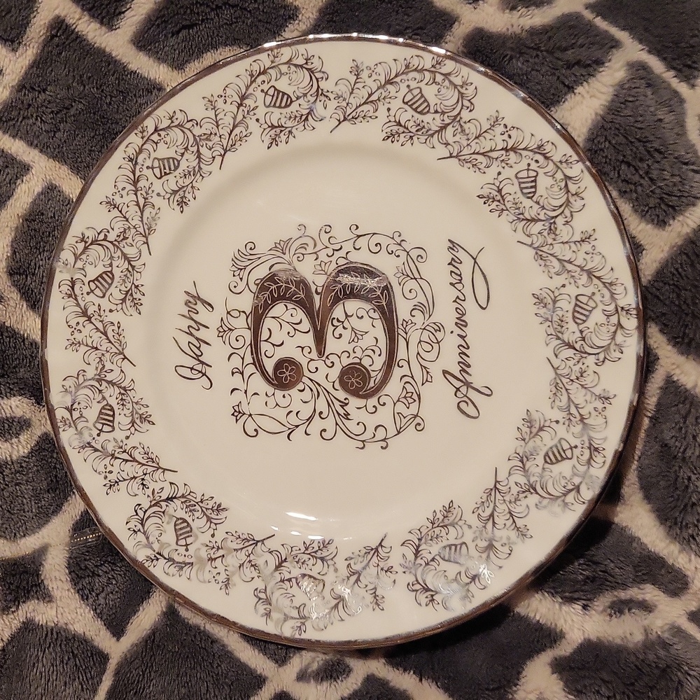 3rd Anniversary plate